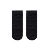 Șosete subțiri din poliamidă cu model buline, Conte Elegant Fantasy 16124, Negru, 36-39 (23-25)