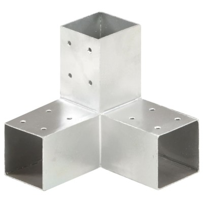 vidaXL Conector de grindă, formă Y, 71 x 71 mm, metal galvanizat foto