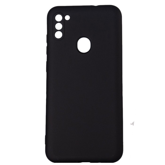 Husa Samsung Galaxy M11 Spacer, negru, grosime 2mm, material flexibil silicon + interior cu microfibra &quot;SPPC-SM-GX-M11-SLK&quot;