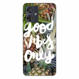 Husa Motorola Moto G54 Silicon Gel Tpu Model Good Vibes Only