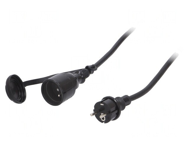 Prelungitor Electric Negru 20m 16A