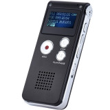 Mini Reportofon Profesional iUni REP03, Memorie 8GB, MP3 Player