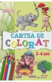 Cartea de colorat 3-4 ani, Autor Anonim