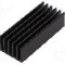Radiator extrudat, aluminiu, 50mm x 21mm, neagra, FISCHER ELEKTRONIK - SK 653 50 SA
