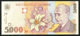 q734 BANCNOTA 5000 LEI 1998 filigran mare oblic NECIRCULATA UNC