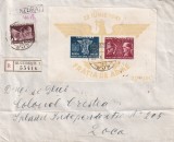 ROMANIA - RAR 1941 COLITA FRATIA DE ARME ROMANO-GERMANA CIRCULATIE CENZURAT LUPOVICI