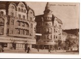 CPIB 18704 CARTE POSTALA - ORADEA. PIATA MARESAL MALINOVSKI, ALIMENTARA, RPR