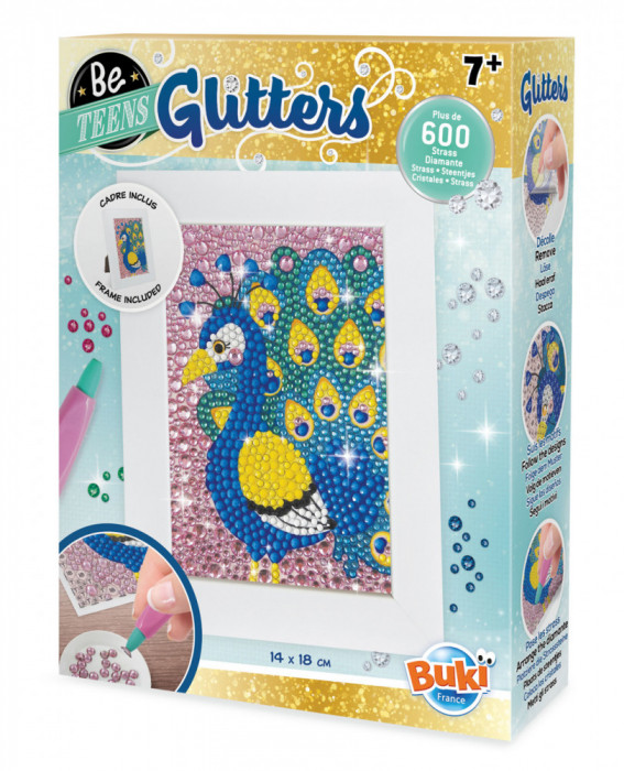 Glitters Paun - Set Creativ cu 600 Margele