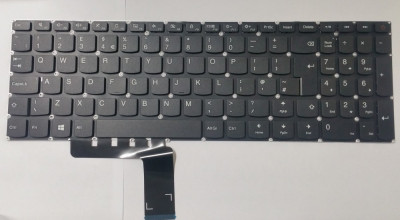 Tastatura laptop noua LENOVO Ideapad 110-15ACL 110-15AST 100-15IBR Black (Without frame) UK foto