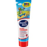 Pastă De Dinți Pentru Copii, Dontodent, 0-6 Ani Zmeură, Protecție &Icirc;mpotriva Cariilor, Curățare Delicată Dinți Copii, 100 ml