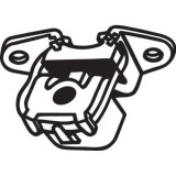 Tampon fixare toba esapament Bosal 255188