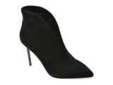 Botine elegante FLAVIA PASSINI negre, 24A452, din piele intoarsa