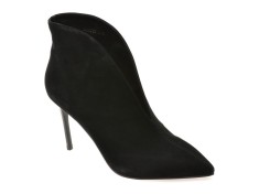 Botine elegante FLAVIA PASSINI negre, 24A452, din piele intoarsa