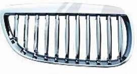 Grila radiator Bmw Seria 3 (E92/93) Coupe/Cabrio, 09.2006-03.2010, stanga, crom/crom/negru, 51137157277, 204105-3 foto