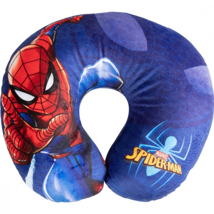 Perna de calatorie Spiderman, poliester, albastru