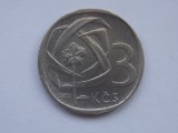 3 korun 1968 Cehoslovacia