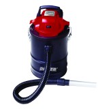 Aspirator cenusa Raider Solo, 15 l, 1300 l/min, corp metalic, Negru