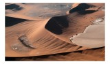 Tablou Canvas Peisaj Deșert Dune Lumină Contrast Texturi Natură, 39 x 26 cm, CMCLASS