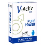 Erectii si virilitate - Hot V-Activ Pentru Barbati de Toate Varstele 20 capsule Imbunatateste-ti Rezistenta