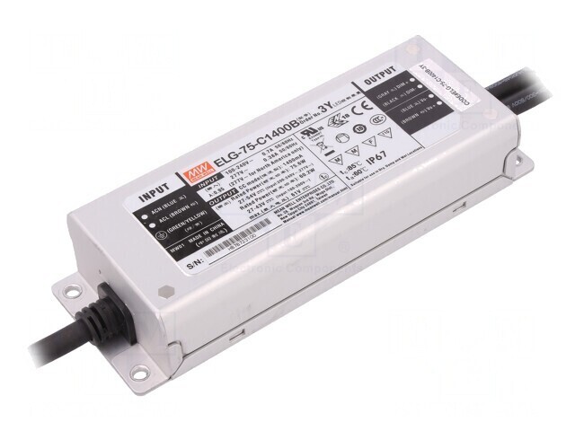 Alimentator LED 75W 27-54V 1400mA