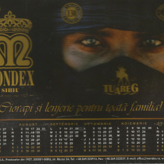 Romania, Mondex, Sibiu, calendar de birou, 2009