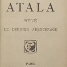 ATALA RENE. Le dernier abencerage, de Châteaubriand Flammarion dedicatie autor