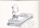 bnk cp Stefan Cazimir vazut de Gheorghita Ghinea Uriasu - caricatura originala