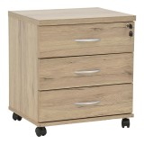 Cumpara ieftin Fiset Anze profesional melamina naturala cu roti 48x38x53 cm