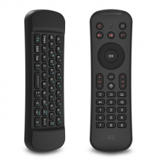 Mini tastatura wireless si telecomanda Smart TV, Xbox, PS4, Airmouse 3D 6 axe, Rii MX6