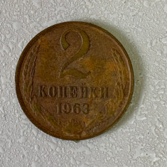 Moneda 2 COPEICI - kopecks - kopeika - kopeks - kopeici - 1963 - Rusia - (320)
