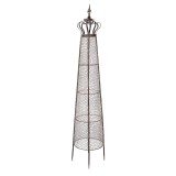 Cumpara ieftin Decoratiune gradina metal maro &Oslash; 30x151 cm