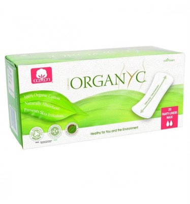 Absorbante Zilnice Organyc Maxi din Bumbac Organic Pronat 20buc foto