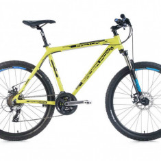 Bicicleta MTB 26" Leader Fox Factor, 21 viteze, frana disc, suspensie