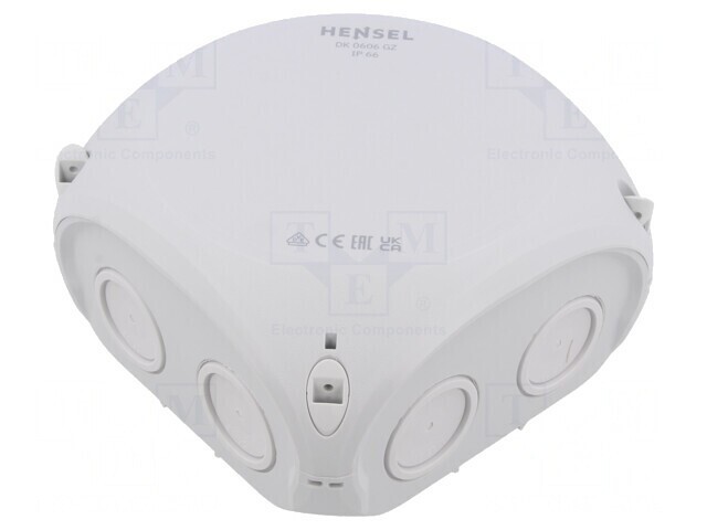 Cutie de Conexiuni IP66 Gri 130x130x77mm