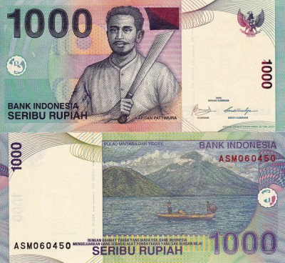 INDONEZIA 1.000 rupiah 2009 UNC!!! foto
