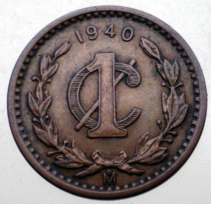 B.576 MEXIC 1 CENTAVO 1940