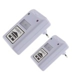 Cumpara ieftin Set 2 Aparate Anti Insecte si Rozatoare Pest Repeller Riddex Plus, Ultrasunete, Electric, Protectie 150mp, Sigur pentru Animale si Oameni