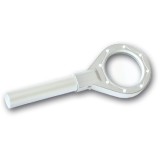 Cumpara ieftin Lupa metalica argintie cu lumina LED si marire 2.5x