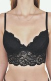Cumpara ieftin Sutien Push-Up Dantelă Florală Luan S116, 75C, Roșu. Poliester &amp; Elastan, Bretele Ajustabile. Elegant, Confortabil, Senzual. Alb, Negru, Roșu.