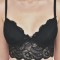 Sutien Bralette din Dantelă Elastică S113 - 80B - Negru
