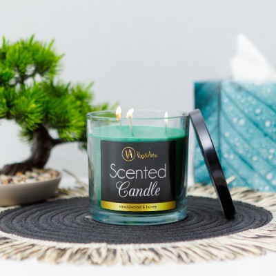 Lumanare parfumata &amp;ndash; Santal &amp;amp; Miere &amp;ndash; 350 g Best CarHome foto