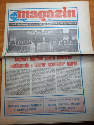 magazin 5 martie 1988-art. si foto jud. bihor,art. jud. braila foto