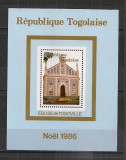 Togo.1986 Nasterea Domnului:Biserica-Bl. ST.304, Nestampilat