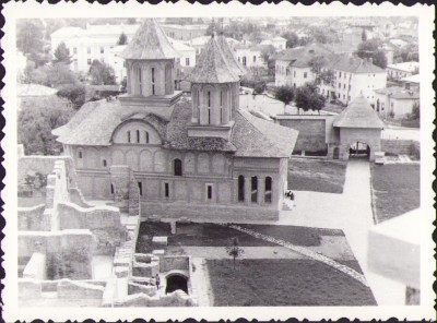 HST P1577 Poză Curtea Domnească T&amp;acirc;rgoviște anii 1960 foto