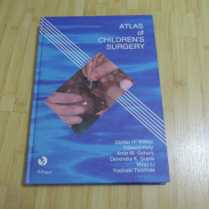 GUNTER H. WILLITAL--ATLAS DE CHIRURGIE PEDIATRICA - IN ENGLEZA