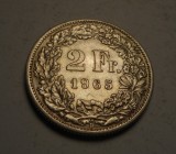 Elvetia 2 Franci 1965 UNC