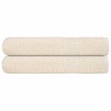Gossi prosoape de sauna, frogn, 2 buc., crem, 80x200 cm, 360 g/m2