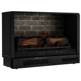 Semineu electric 1800W cu efect realist de flacara si busteni decorativi,telecomanda si panou tactil,2 trepte de incalzire,luminozitate reglabila