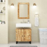 VidaXL Set mobilier de baie, 2 piese, lemn masiv de mango