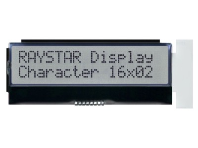 Afișaj LCD alfanumeric 16x2, LED alb foto